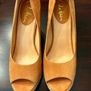 Cole Haan Women's Wedge Suede Shoes